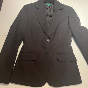 United Colors Of Benetton Black Blazer EU SIZE: 42